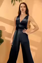 Latina Flair Backless Wide-Leg Jumpsuit