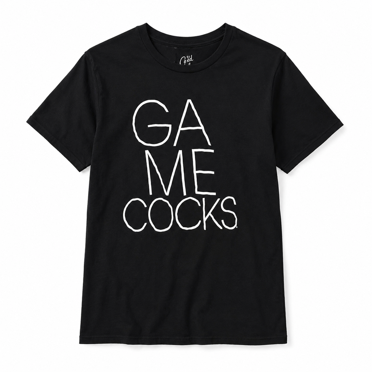 Gamecocks Black Graphic T-Shirt Short Sleeve College Fan Tee