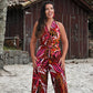 Painted Brown Jumpsuit Set  (Backorder)