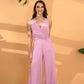 Latina Flair Backless Wide-Leg Jumpsuit