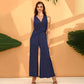 Latina Flair Backless Wide-Leg Jumpsuit