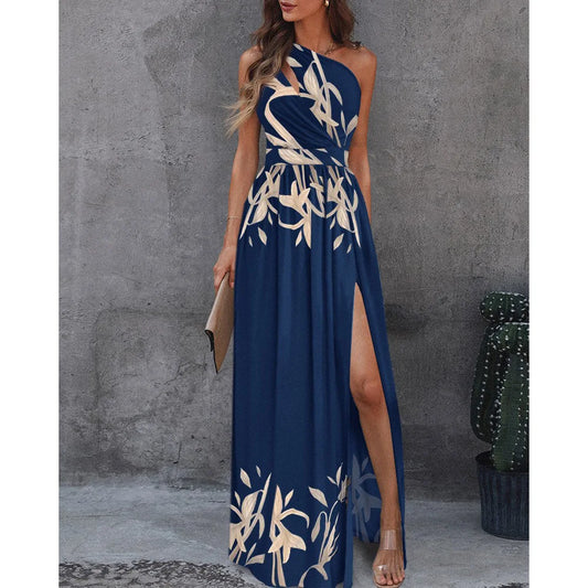 Latina Bloom Off-Shoulder Maxi – Floral Print Summer Dress