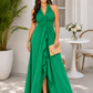 Emerald Romance Maxi Dress